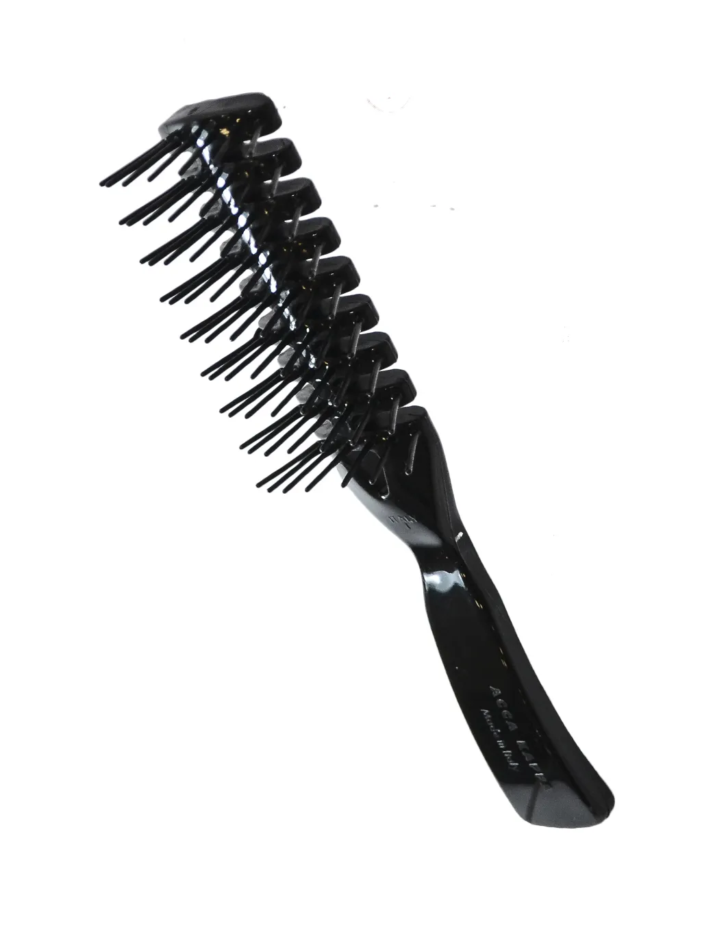 ACCA KAPPA SPAZZOLA PIATTA RAGNO NERO LACCA