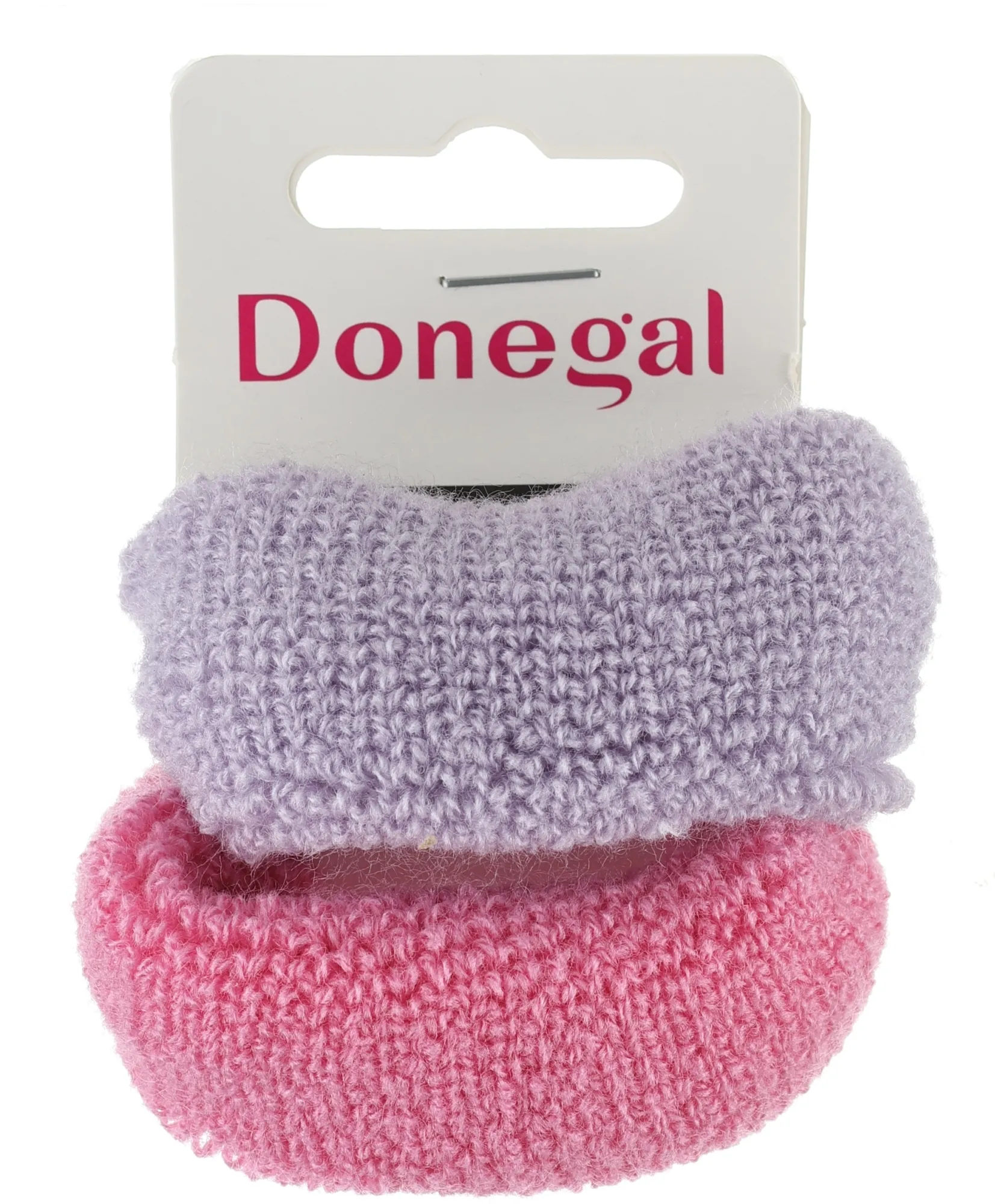 Elastici per capelli, FA-5643, 2 pezzi, lilla + rosa