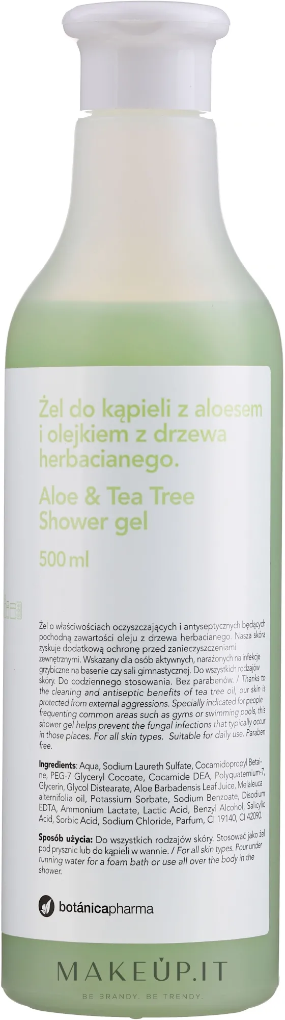 Bagnoschiuma con Aloe Vera e olio di Tea Tree