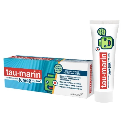 Tau Marin Dentifricio in gel per i bambini tra i 7 e i 12 anni - Tubo da 50 ml
