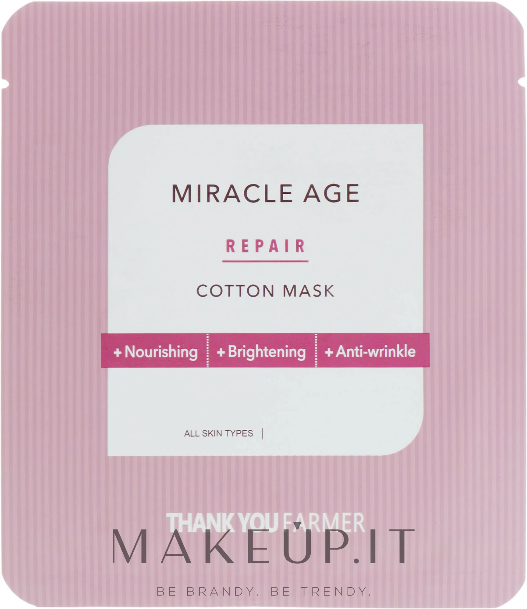 Maschera in tessuto levigante e sbiancante