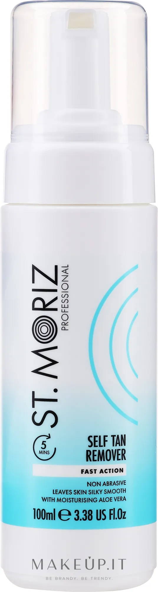 Crema per rimozione dell'abbronzatura finta