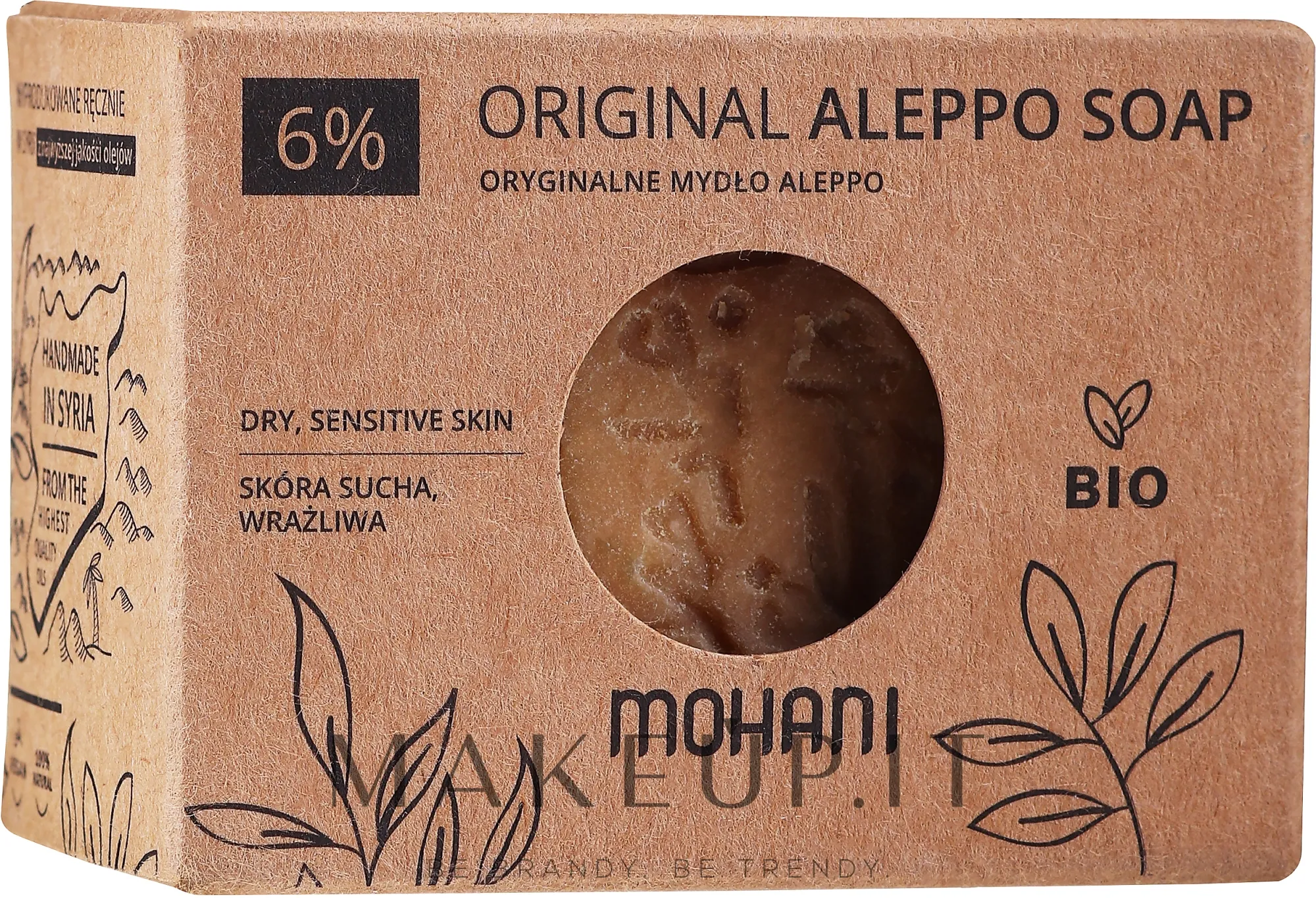 Sapone alloro ed oliva, 6%