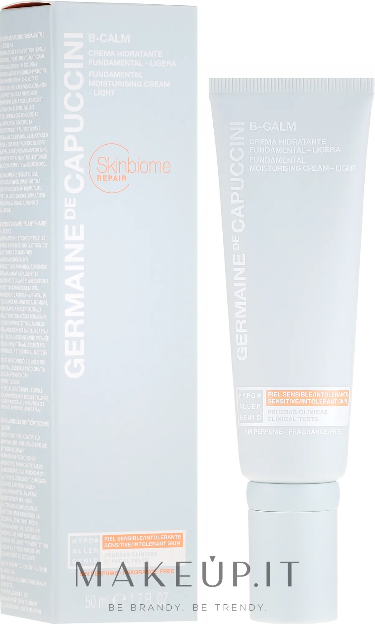 Crema viso idratante per pelli sensibili