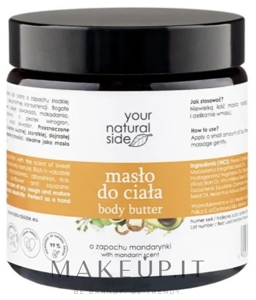 Burro corpo "Mandarino"