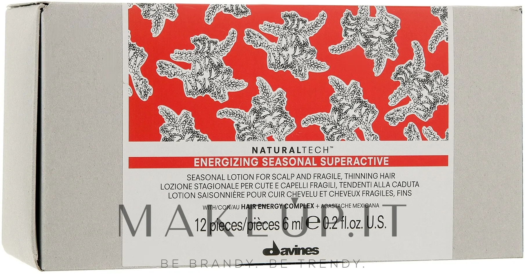 Complesso energizzante di fiale per cute e capelli