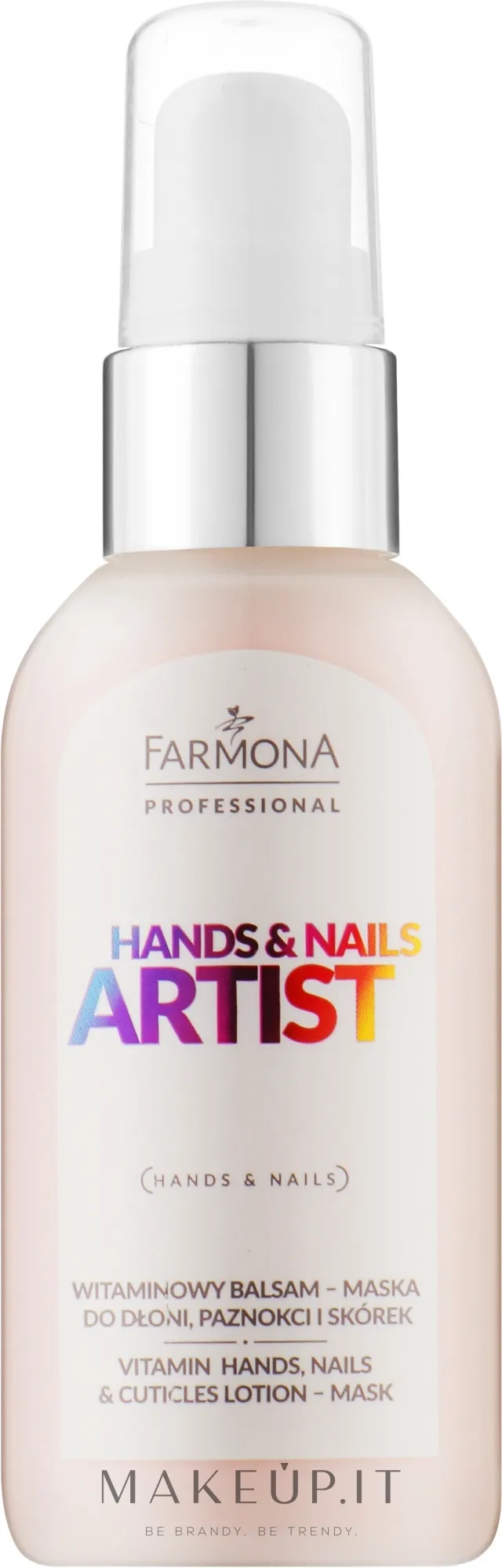 Lozione-maschera mani con vitamine