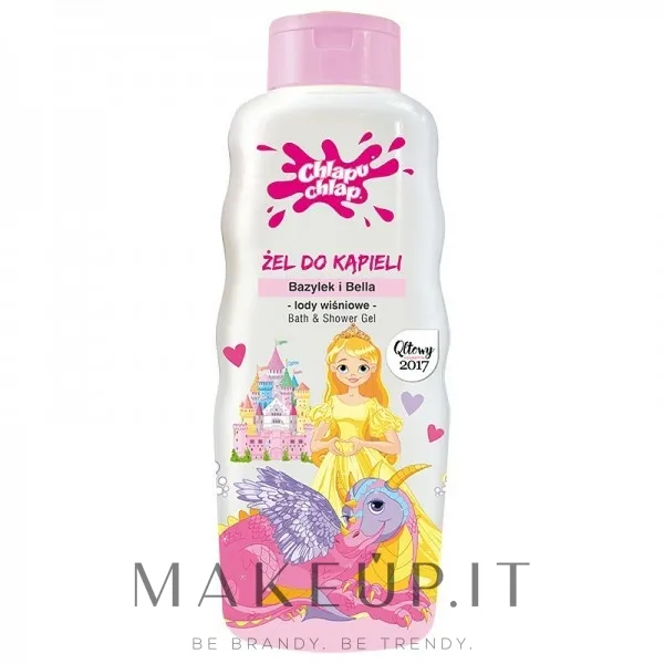 Gel doccia per bambini, con l'aroma del gelato all'amarena