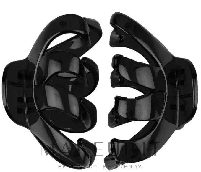 Pinze per capelli, 6 cm, 2 pz, nero