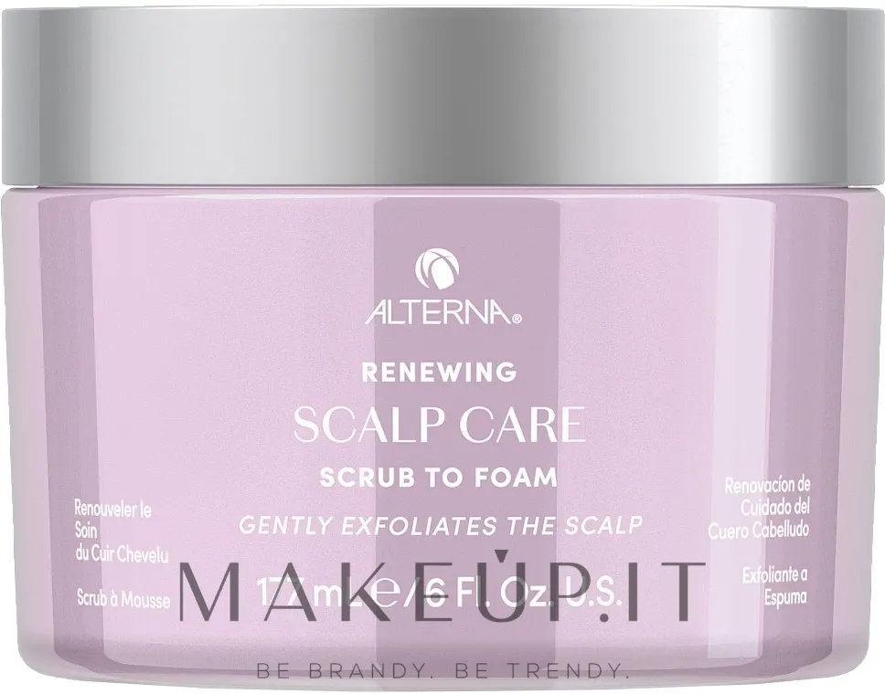 Peeling schiumogeno per il cuoio capelluto