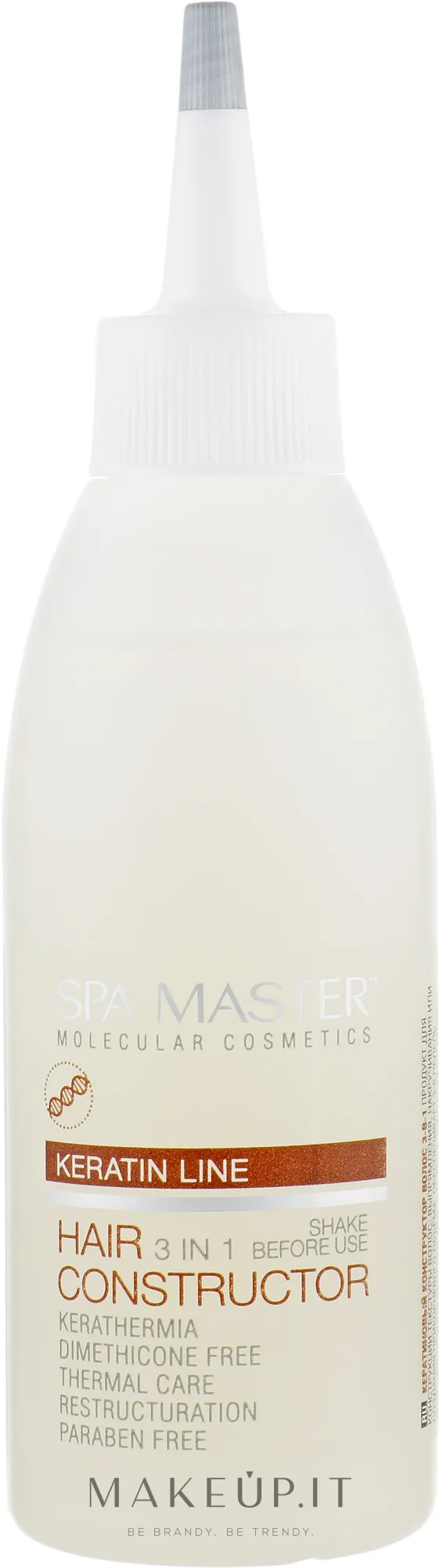 Lozione per capelli alla cheratina 3 in 1