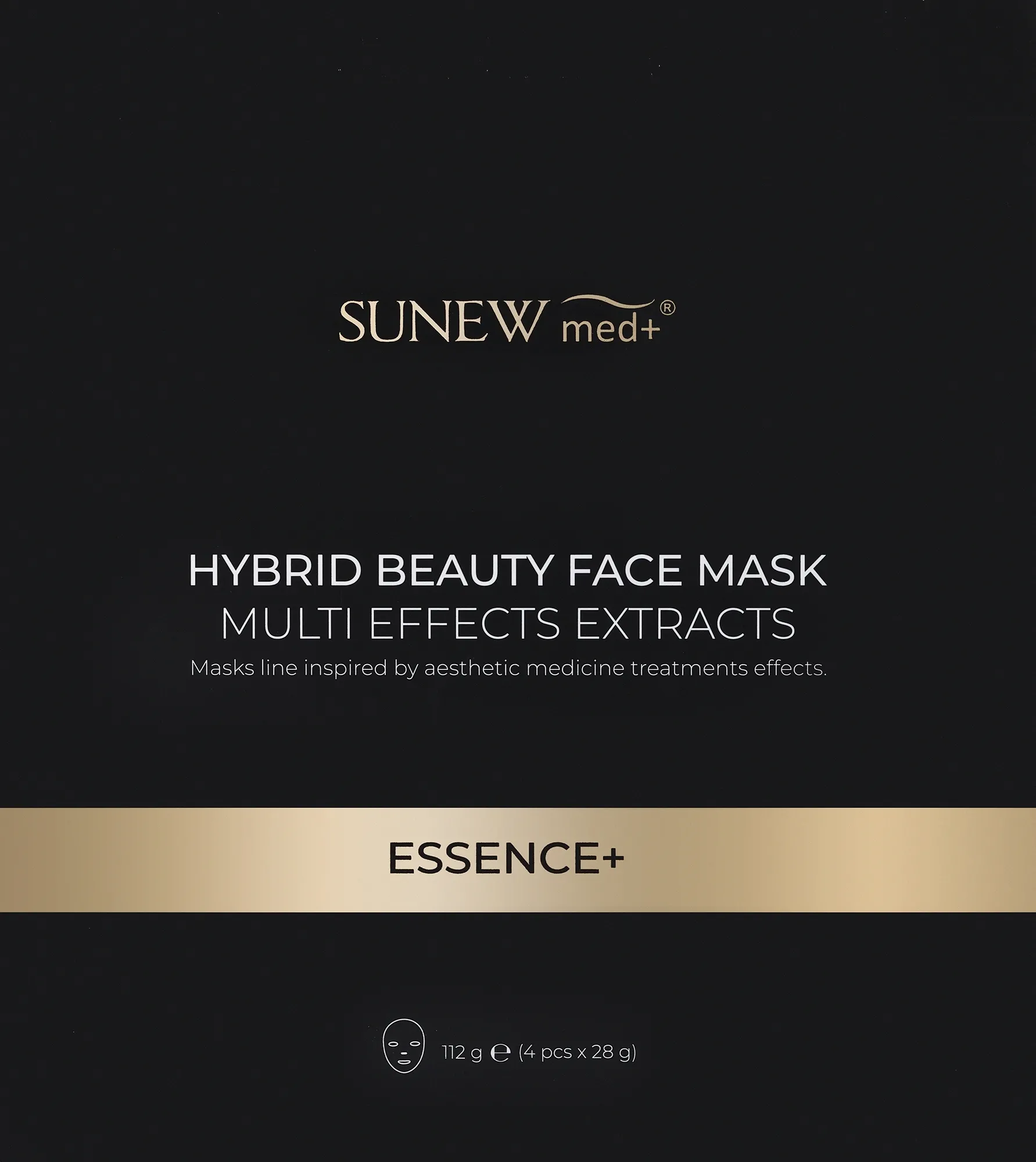 Maschera viso ibrida in tessuto con peptidi e bava di lumaca