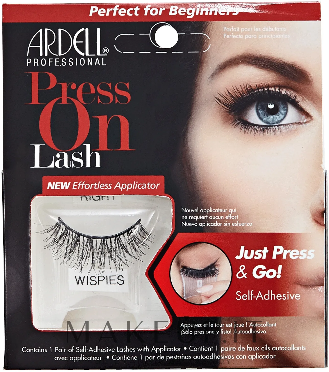 Ardell Press On Lash Wispies Black