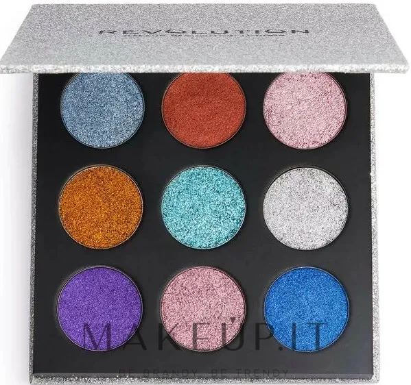 Makeup Revolution Pressed Glitter Palette Illusion