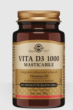 VITA D3 1000 100 TAVOLETTE MASTICABILI
