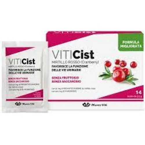 Viti Cist Mirtillo Rosso Senza Fruttosio - Formato 14 Bustine