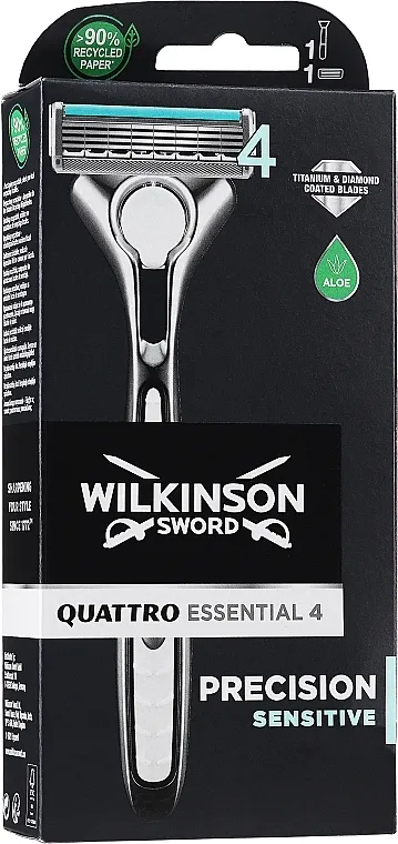 WILKINSON ESSENTIAL 4 SENSITIVE LAMETTE DA BARBA A RASOIO