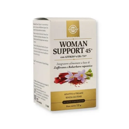 Woman support 45+ - Integratore ideale per favorine il tono dell'umore di donne mature - Formato 30 minitavolette