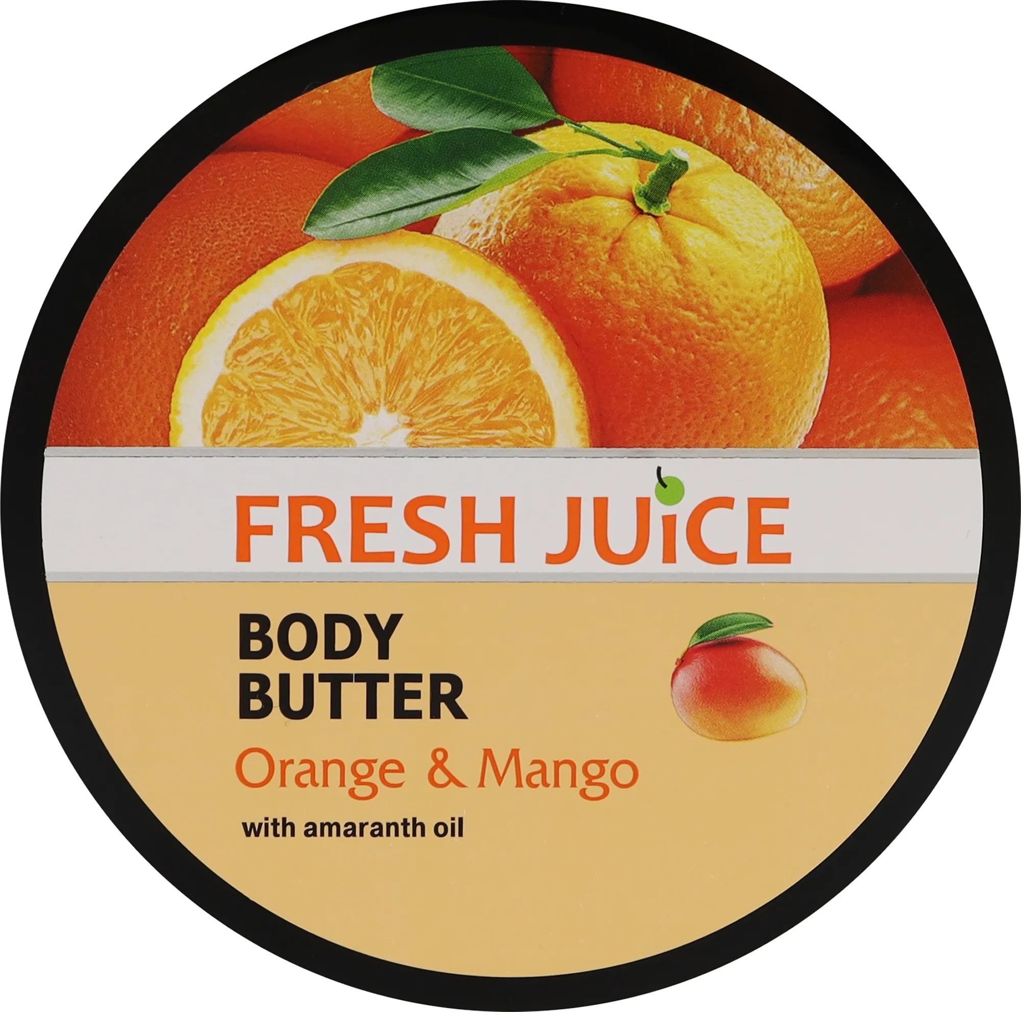 Crema-burro corpo all'olio di amaranto "Arancia e Mango"