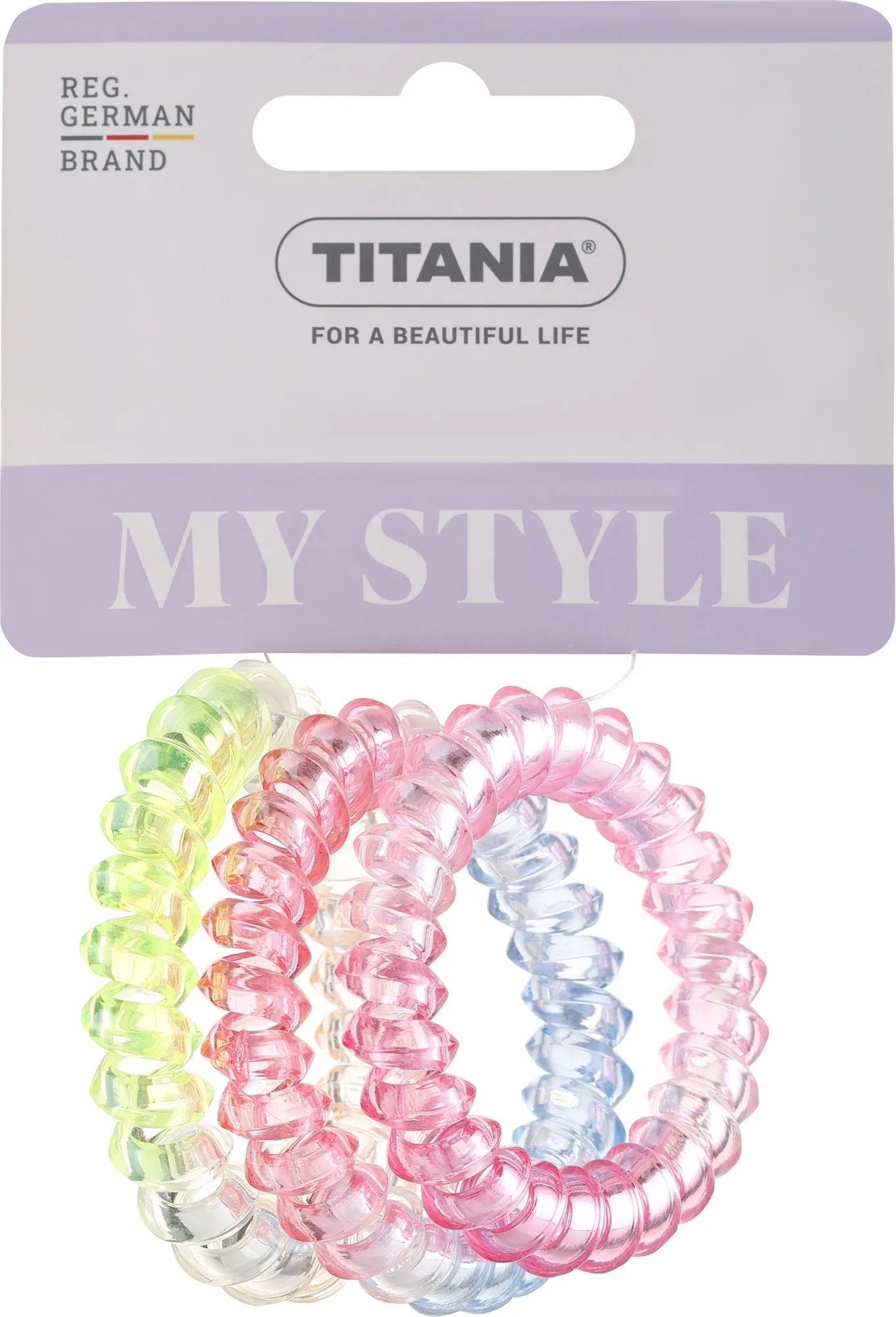 Elastici per capelli Anti Ziep, plastica, 3 pezzi