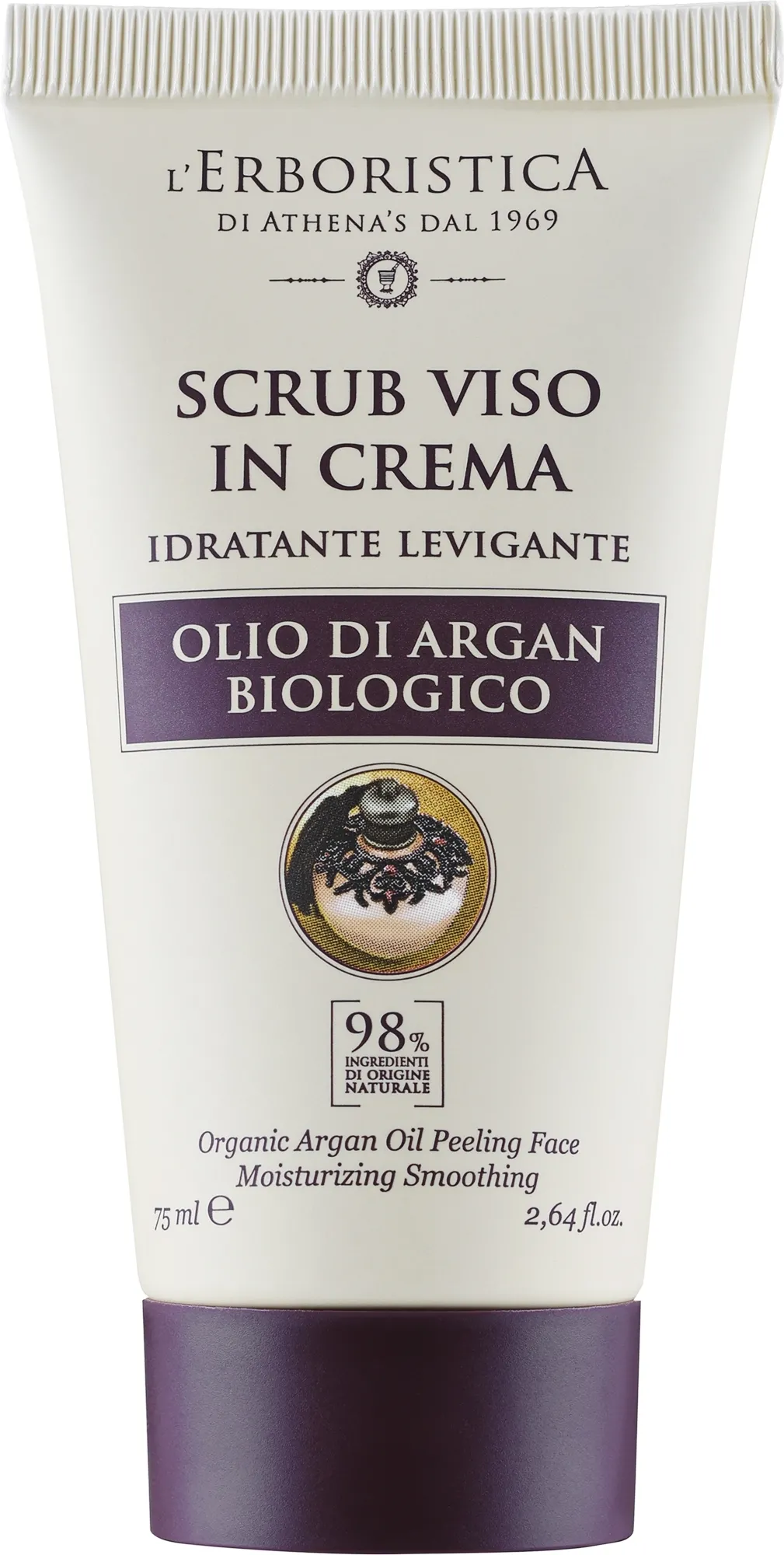 Scrub viso con olio di argan