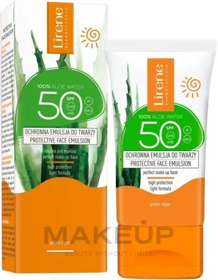 Emulsione solare viso SPF 50