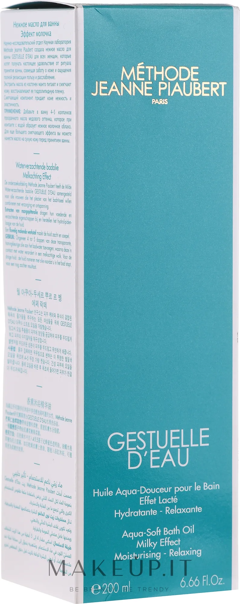 Olio da bagno idratante e rilassante