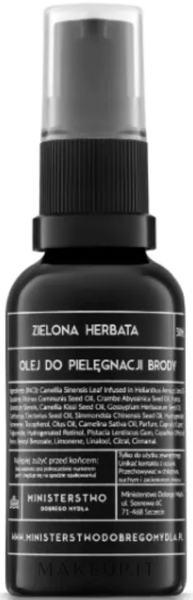 Olio per barba e pelle "Tè verde"