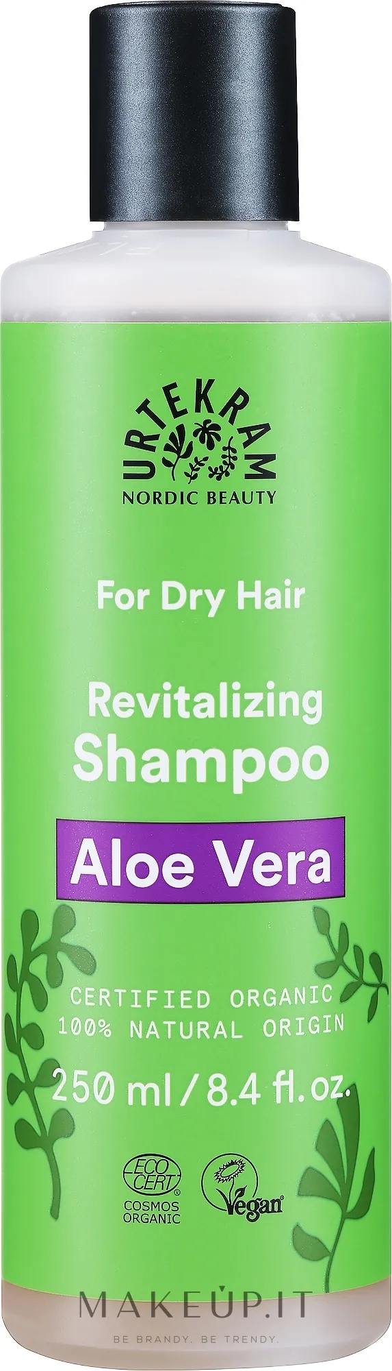 Shampoo per capelli secchi all'aloe vera