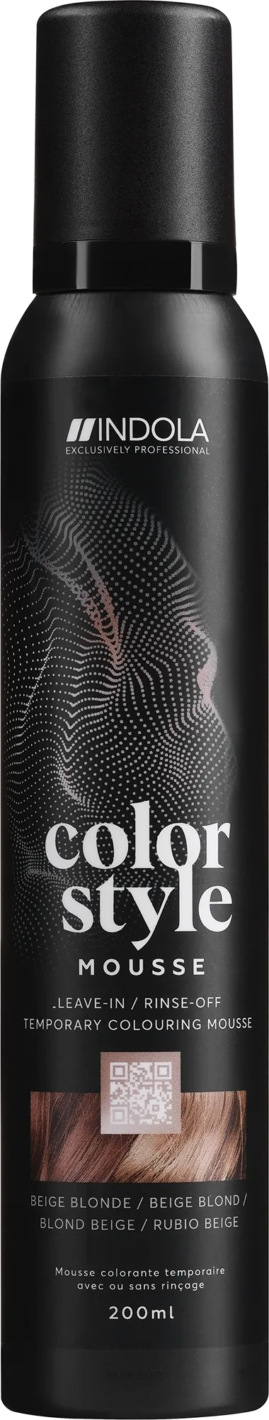 Mousse colorante con fissazione