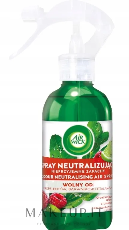 Deodorante-spray per ambienti "Lampone e lime"