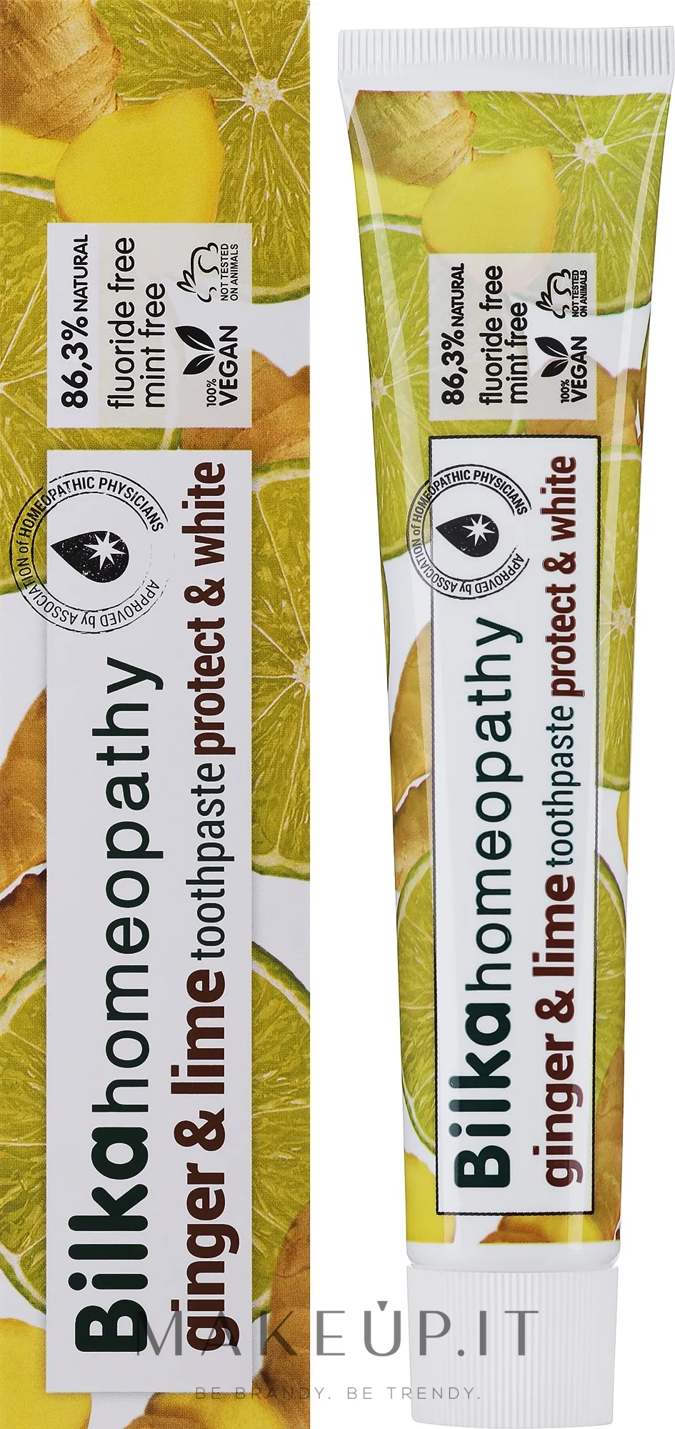 Dentifricio omeopatico "Zenzero e Limone"