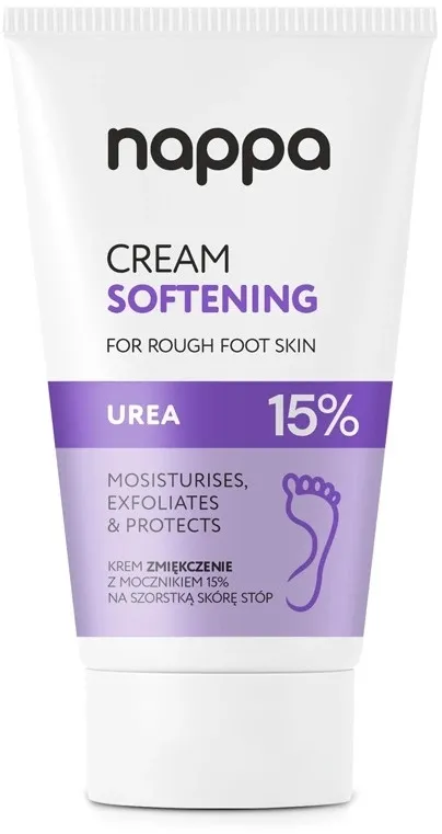 Crema emolliente per la pelle ruvida dei piedi con urea 15%