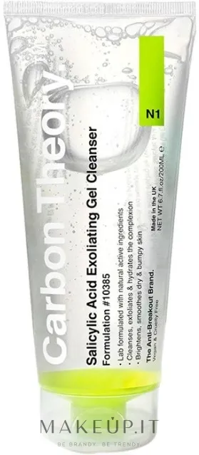 Gel detergente viso all'acido salicilico