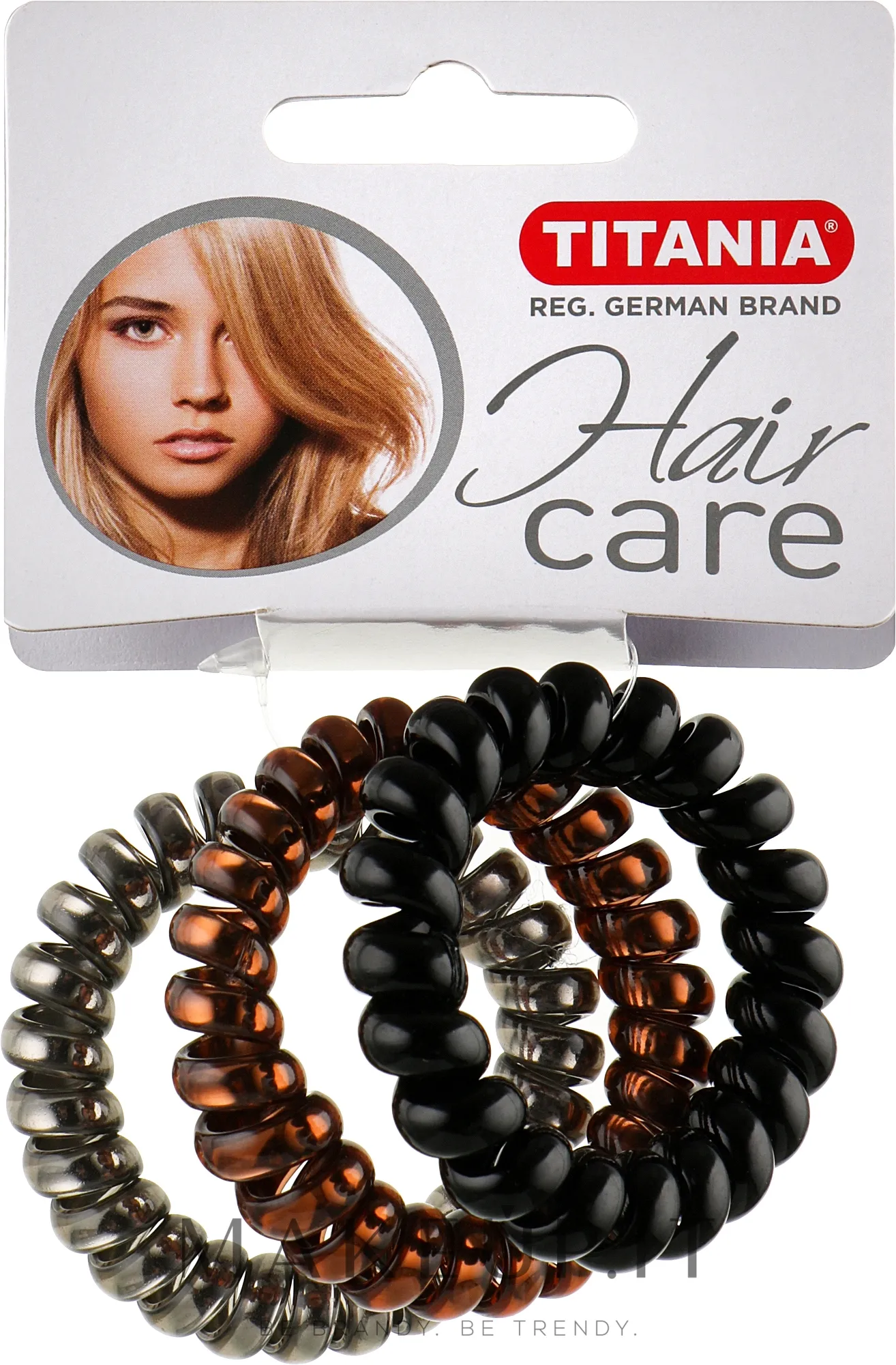 Elastici per capelli «Anti Ziep», colori metallizzati, 3 pezzi