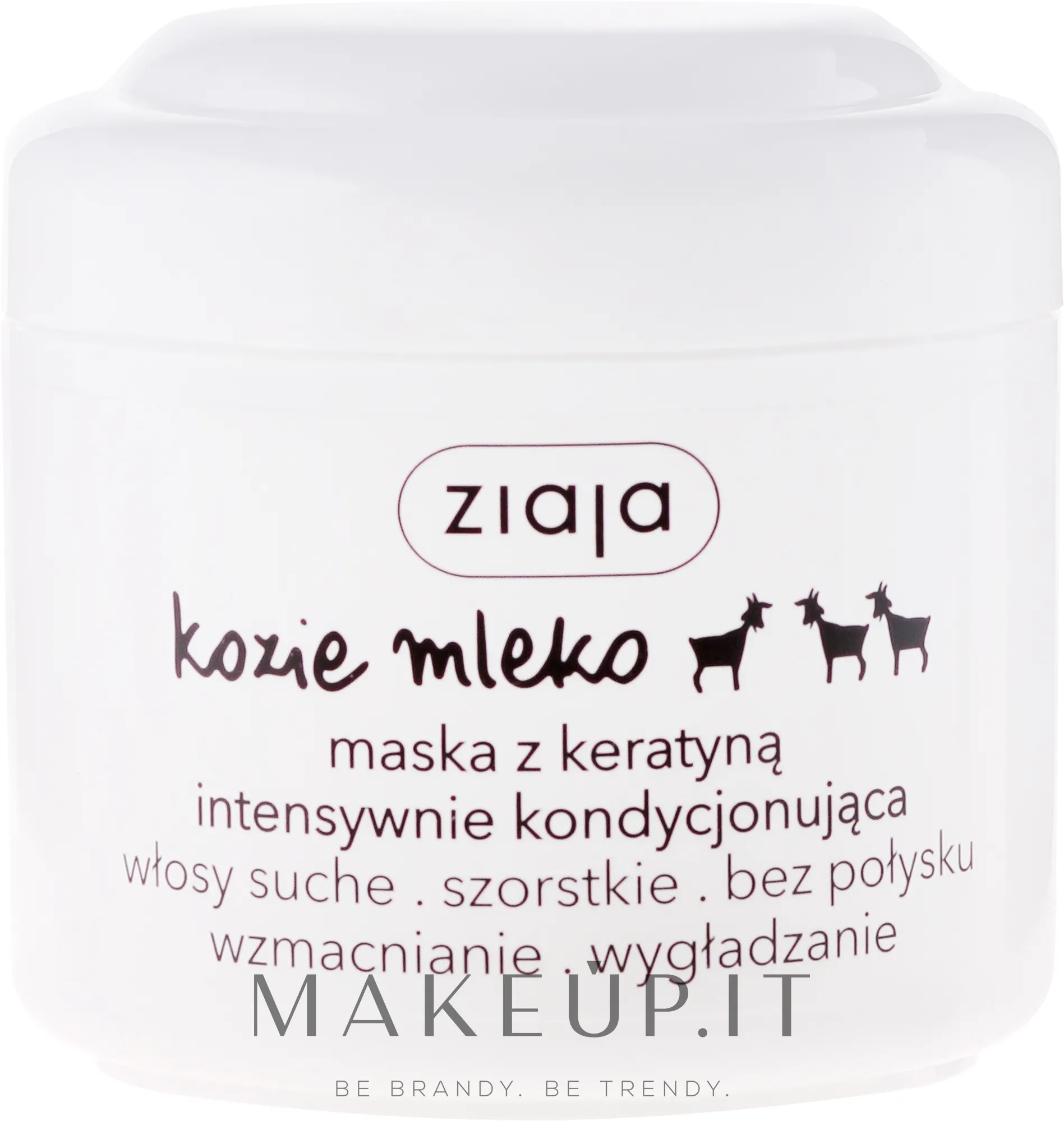 Maschera condizionante intensa con cheratina per capelli secchi e ruvidi