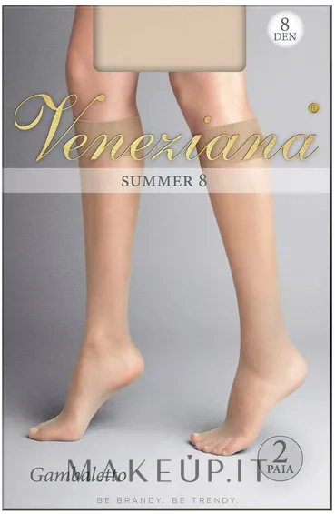 Gambaletti da donna "Summer", 8 Den, sabbia