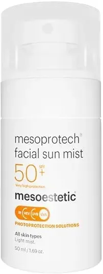 Spray solare per il viso