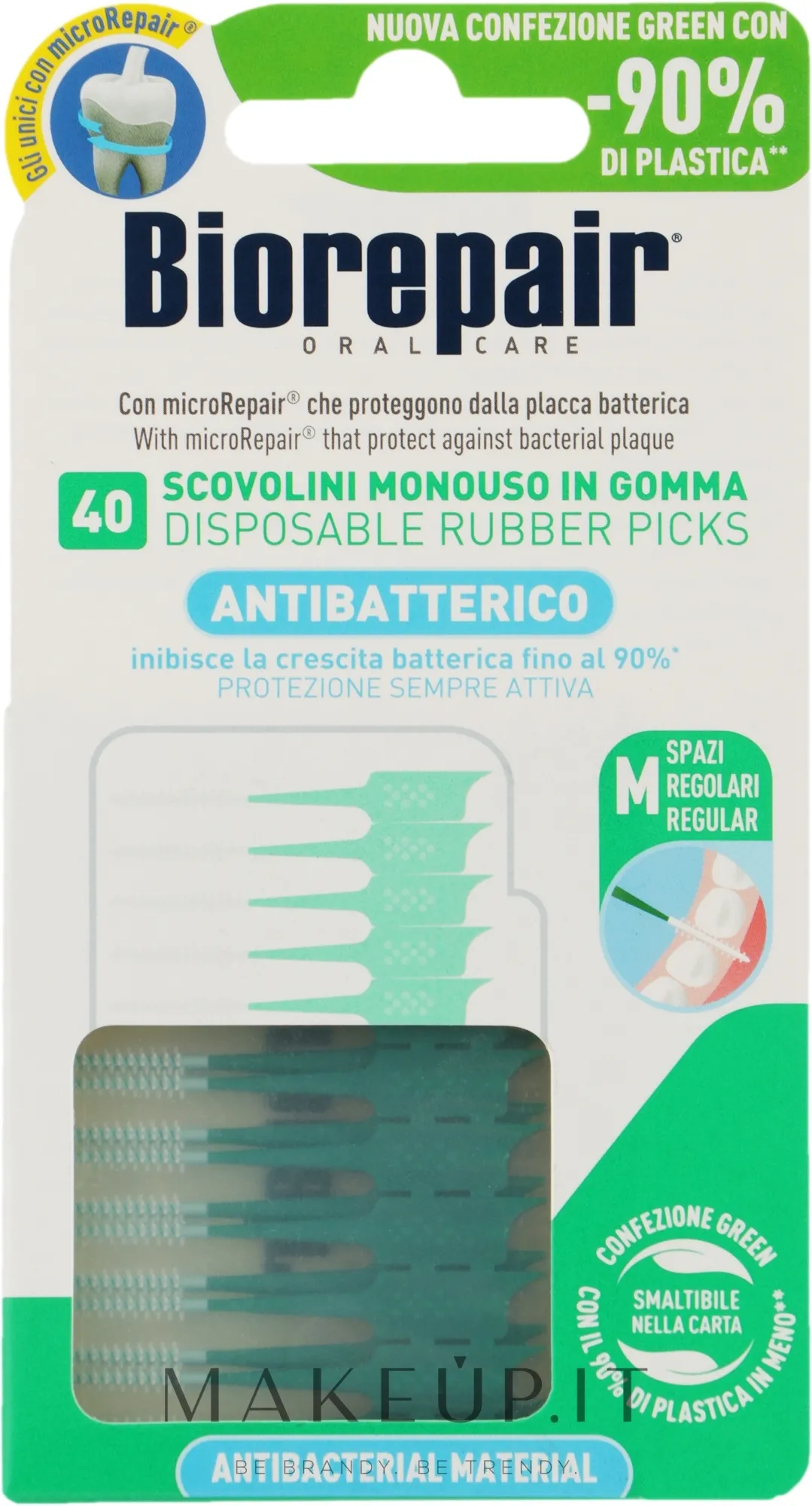 Spazzolini interdentali in silicone, misura M