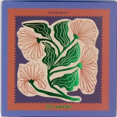 Fiammiferi sicuri per candele in scatola 'Floral'