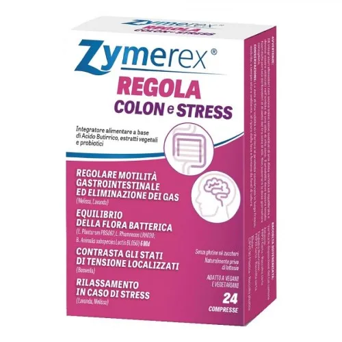 Zymerex Regola Colon E Stress - Formato 24 Compresse