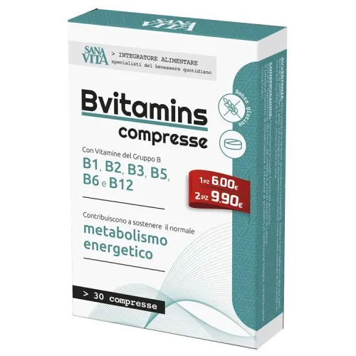 SANAVITA B-VITAMINS 30CPR