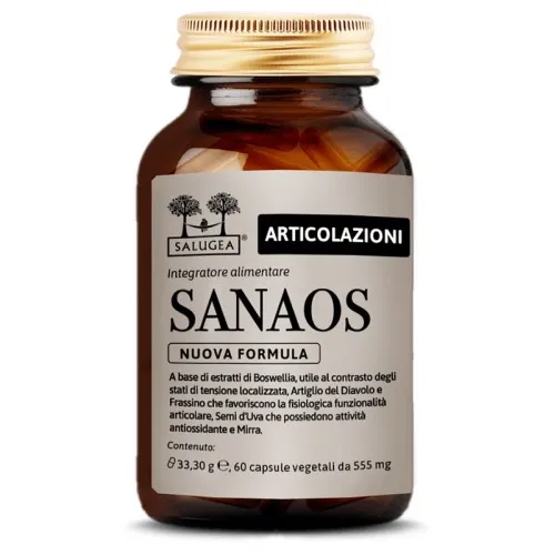 Salugea Sanos - Integratore alimentare a base di boswellia - Confezione 60 Capsule