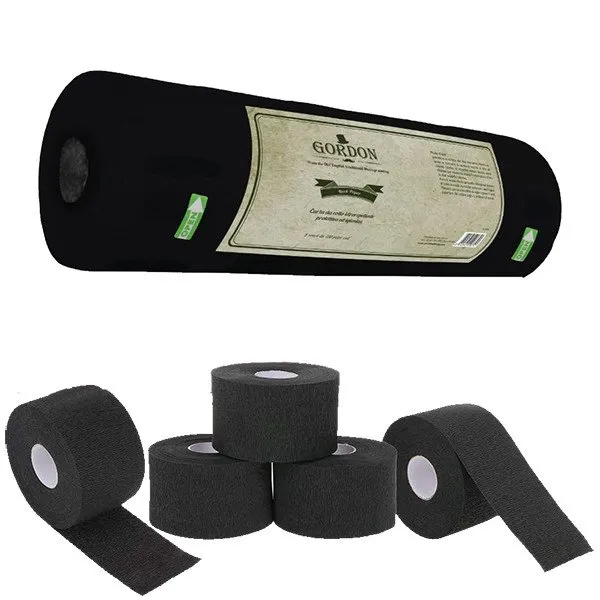 LABOR CARTA COLLO ADESIVA NERA IDROREPELLENTE GORDON 5 PZ