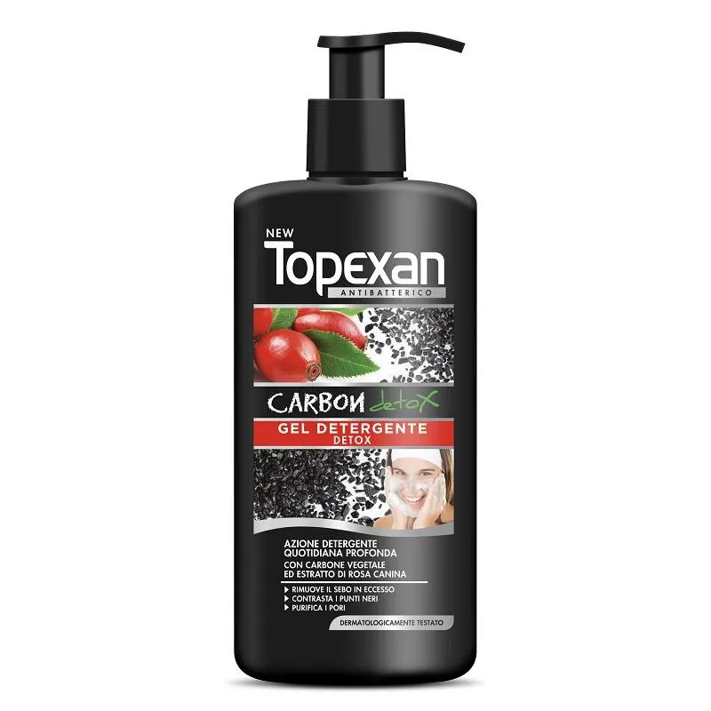 TOPEXAN GEL DETERGENTE CARBON DETOX 200 ML
