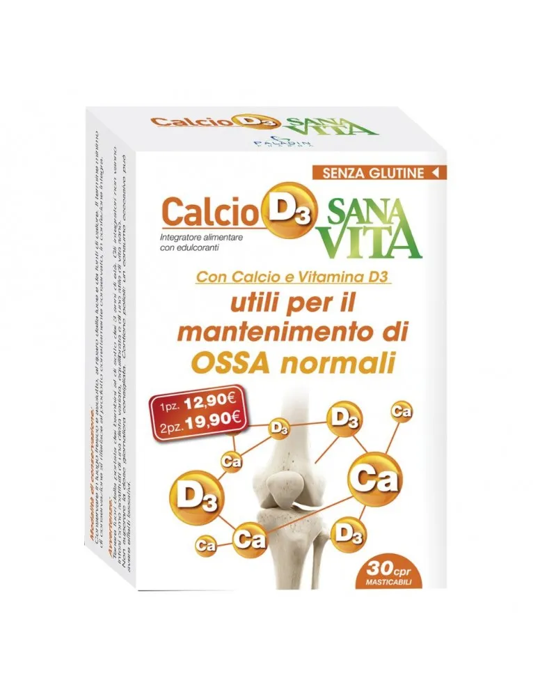 SANAVITA Calcio Vit.D3 30 Cpr