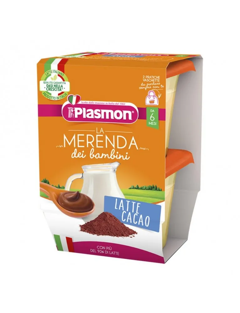 PLASMON Mer.Latte/Cacao 2x120g