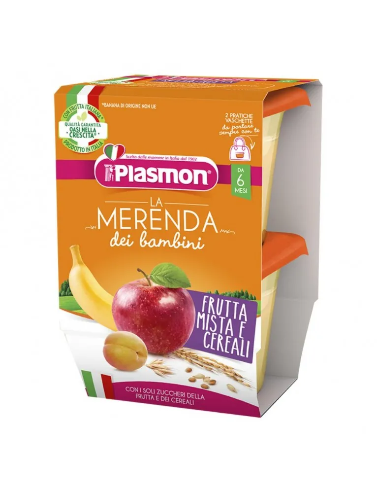 PLASMON Mer.Frutta/Cer.2x120g