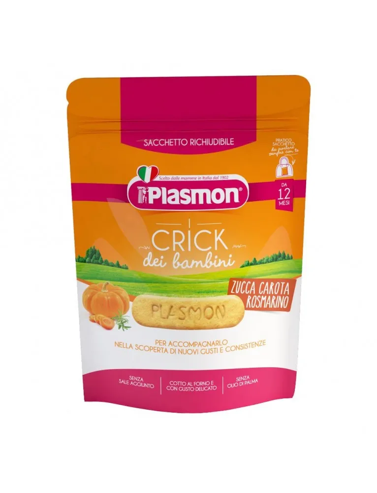 Plasmon Crick Zucca Carota Rosmarino 12 Mesi+ 100g
