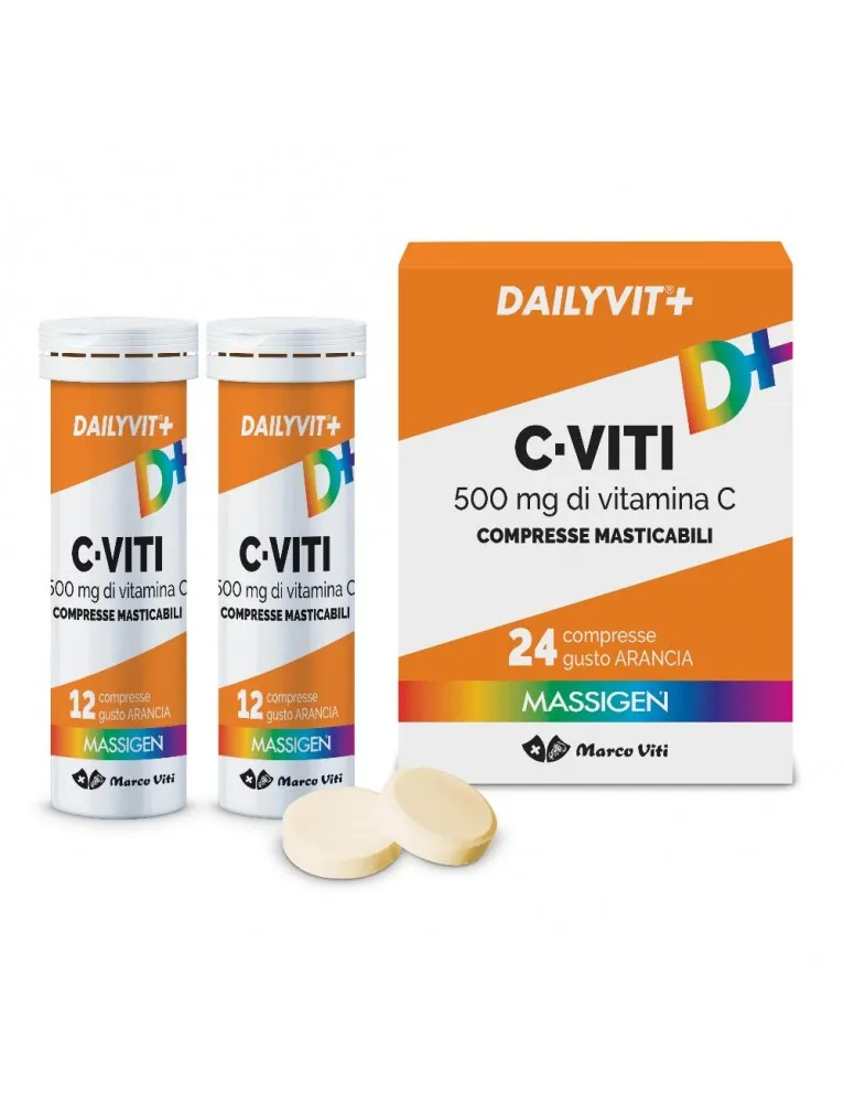 Dailyvit Massigen C-Viti 500mg 24 Compresse Masticabili